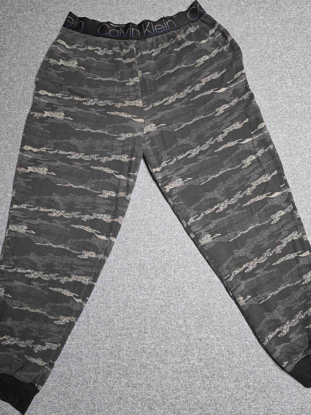 Calvin Klein Men’s Charcoal Camouflage Joggers - Picture 4 of 4